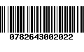 Código de Barras 0782643002022