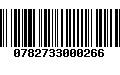 Código de Barras 0782733000266