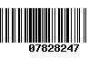 Código de Barras 07828247