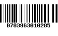 Código de Barras 0783963010285