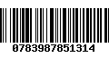 Código de Barras 0783987851314