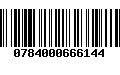 Código de Barras 0784000666144