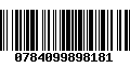 Código de Barras 0784099898181