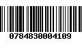 Código de Barras 0784830004109