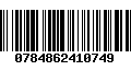 Código de Barras 0784862410749
