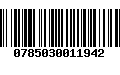 Código de Barras 0785030011942