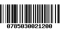 Código de Barras 0785030021200