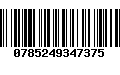 Código de Barras 0785249347375