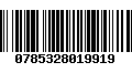 Código de Barras 0785328019919