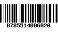 Código de Barras 0785514006020