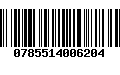 Código de Barras 0785514006204