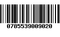 Código de Barras 0785539009020