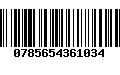 Código de Barras 0785654361034