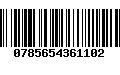 Código de Barras 0785654361102