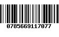 Código de Barras 0785669117077