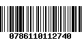 Código de Barras 0786110112740