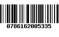 Código de Barras 0786162005335