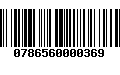 Código de Barras 0786560000369