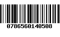 Código de Barras 0786560140508