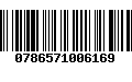 Código de Barras 0786571006169