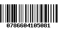 Código de Barras 0786604105081