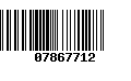 Código de Barras 07867712