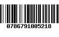Código de Barras 0786791005218