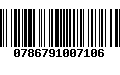 Código de Barras 0786791007106