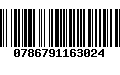 Código de Barras 0786791163024