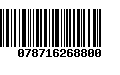 Código de Barras 078716268800