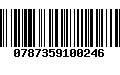 Código de Barras 0787359100246