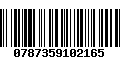 Código de Barras 0787359102165