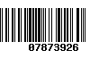 Código de Barras 07873926