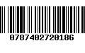 Código de Barras 0787402720186