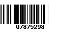 Código de Barras 07875298