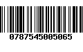 Código de Barras 0787545005065