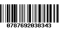 Código de Barras 0787692038343