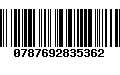 Código de Barras 0787692835362