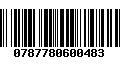 Código de Barras 0787780600483