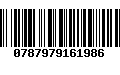 Código de Barras 0787979161986