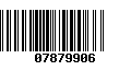 Código de Barras 07879906