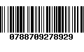 Código de Barras 0788709278929