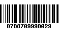 Código de Barras 0788709990029