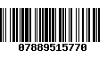 Código de Barras 07889515770