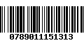 Código de Barras 0789011151313