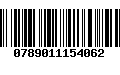 Código de Barras 0789011154062