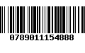 Código de Barras 0789011154888