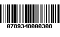 Código de Barras 0789348000308