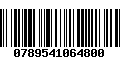 Código de Barras 0789541064800