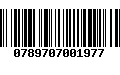 Código de Barras 0789707001977